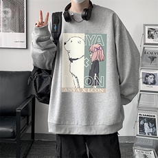 春季圆领卫衣男大码韩版宽松长袖外套S6365-P28，男装卫衣，电商A040