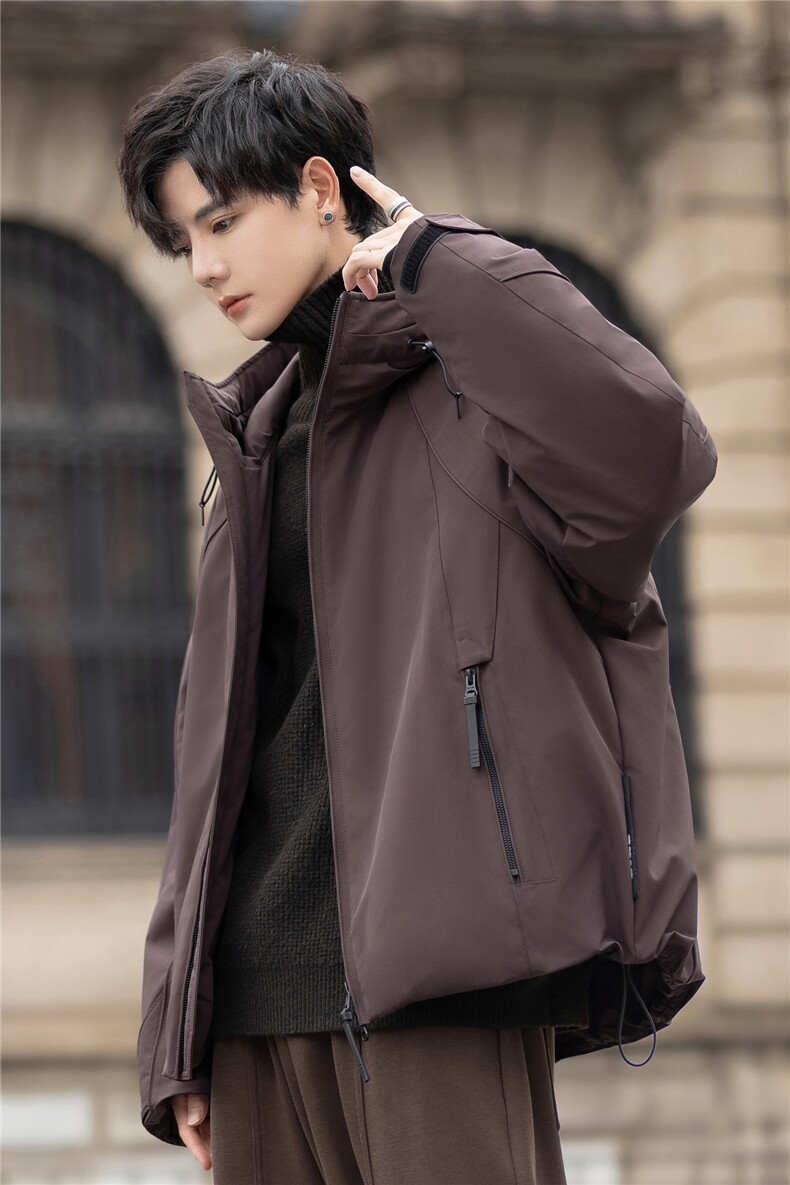 2025设计师款羽绒服夹克男冬装保暖加厚羽绒外套2222-P390控698,男装夹克,电商A355（原A415）