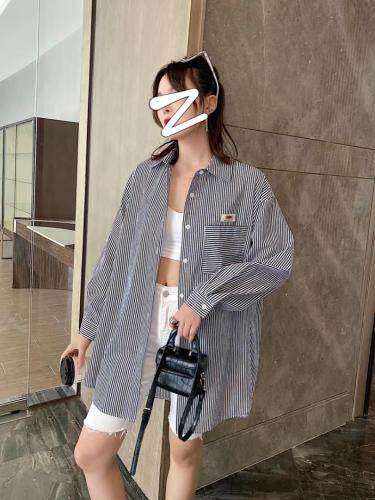 爱美欧新款韩版条纹宽松衬衣，其它，爱美欧