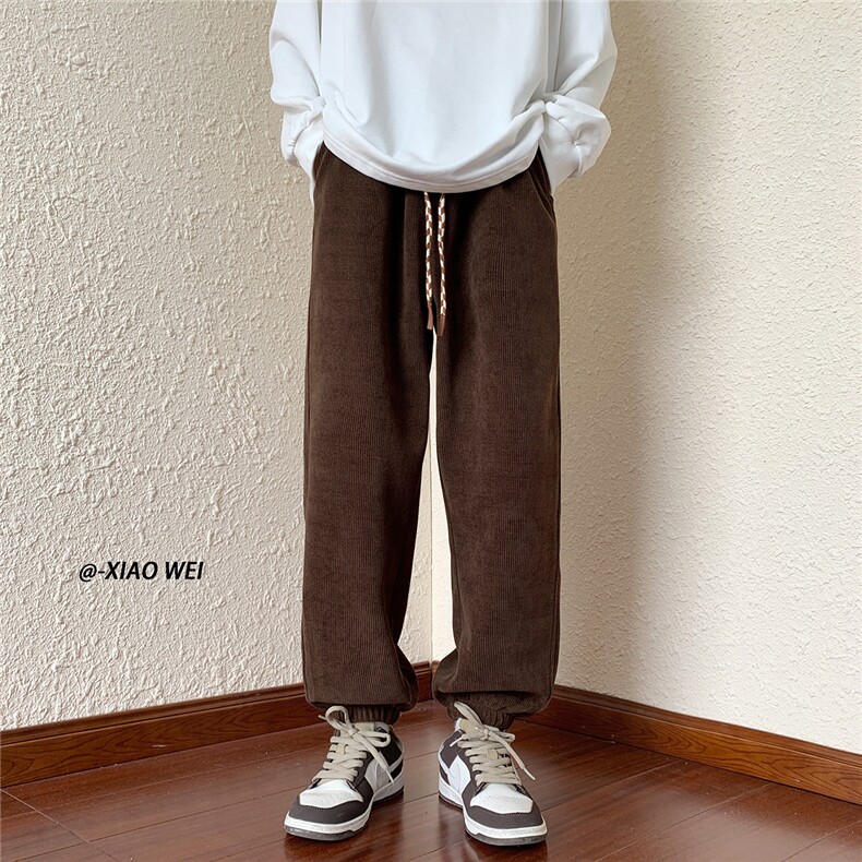 D329-QM542-薄款P45加绒P50秋冬季休闲裤男面料成分:100涤纶,男装卫衣,电商D329