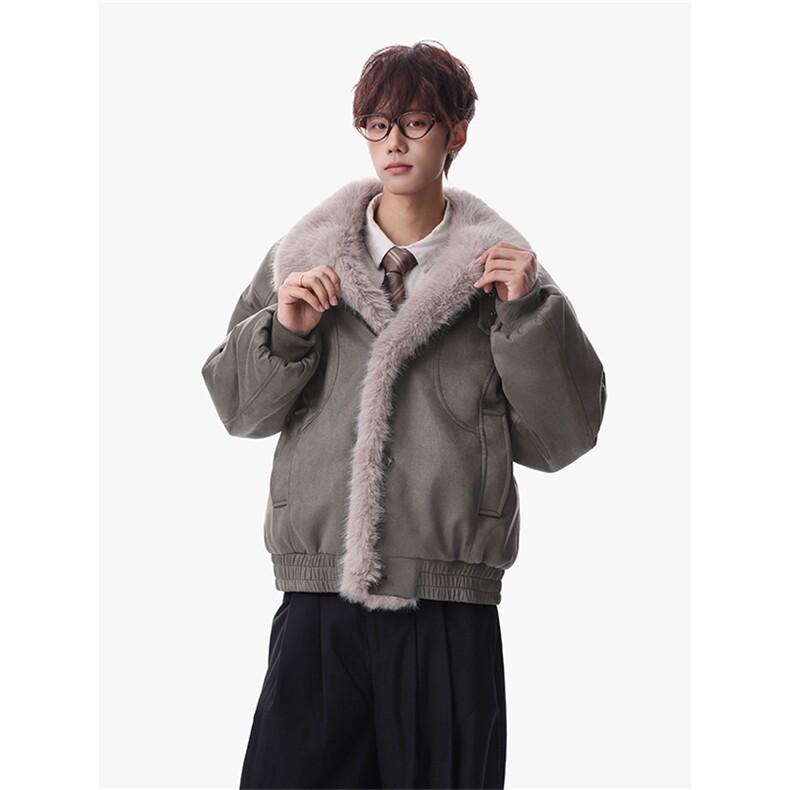 主推冬季新款宽松/座山雕加厚外套潮加厚棉衣XZ102B-1M803-P125,男装棉衣,星座102B-1