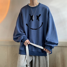 圆领卫衣男大码加厚加绒长袖t恤男S6190-P28加绒款-P33，男装卫衣，电商A040