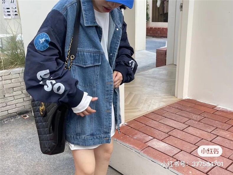 新款拼接牛仔外套，其它，Fairy mall