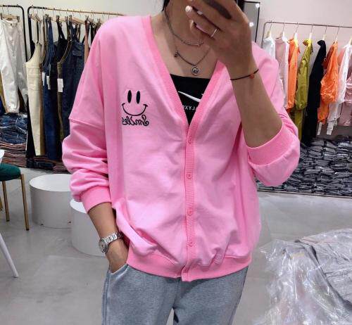 笑脸开衫现货，女装，魅力布梵