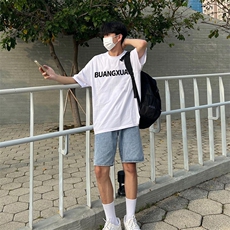 有货（版权注册）高街t恤男短袖夏季纯棉美式半袖T1001-特P23控39，男装T恤，星座218-5