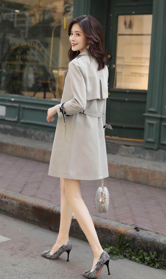 春装风衣，女装风衣，千娜利