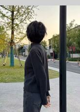 半高领卷边针织开衫时尚百搭，女装针织衫/毛衣，百纯羊绒
