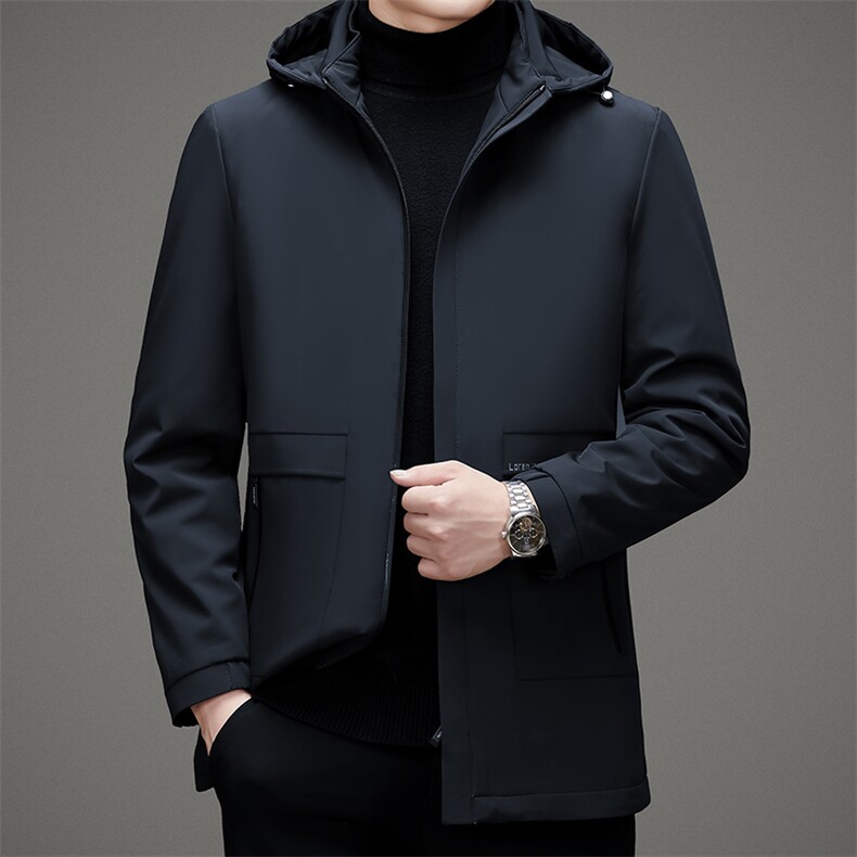 V1001钱塘2020-3男士羽绒服冬季鸭绒男士冬装加厚外套P170图片