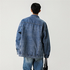 25款抖音品质牛仔夹克宽松韩版工装潮流水洗外套N991/P98/158，男装工装外套，星座202