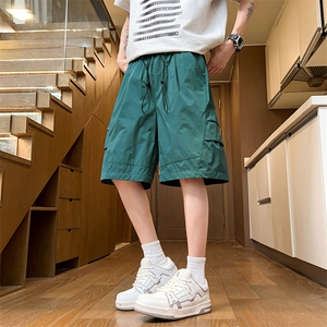 现货 夏季工装短裤男ins潮牌休闲百搭潮流痞帅五分裤D02521-P38图片