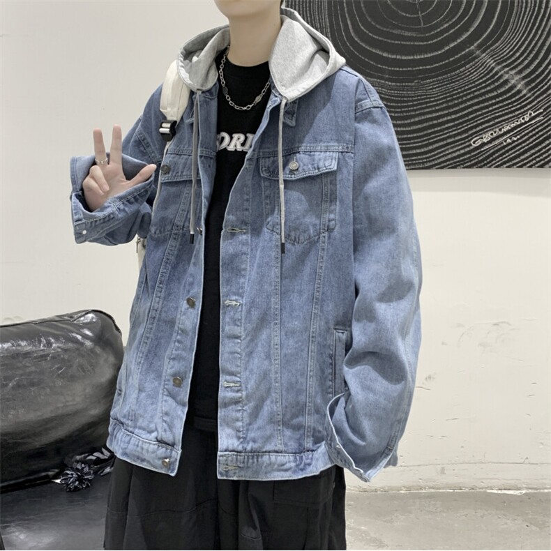 JK630-P75-控98现货牛仔夹克外套连帽,男装夹克,星座116