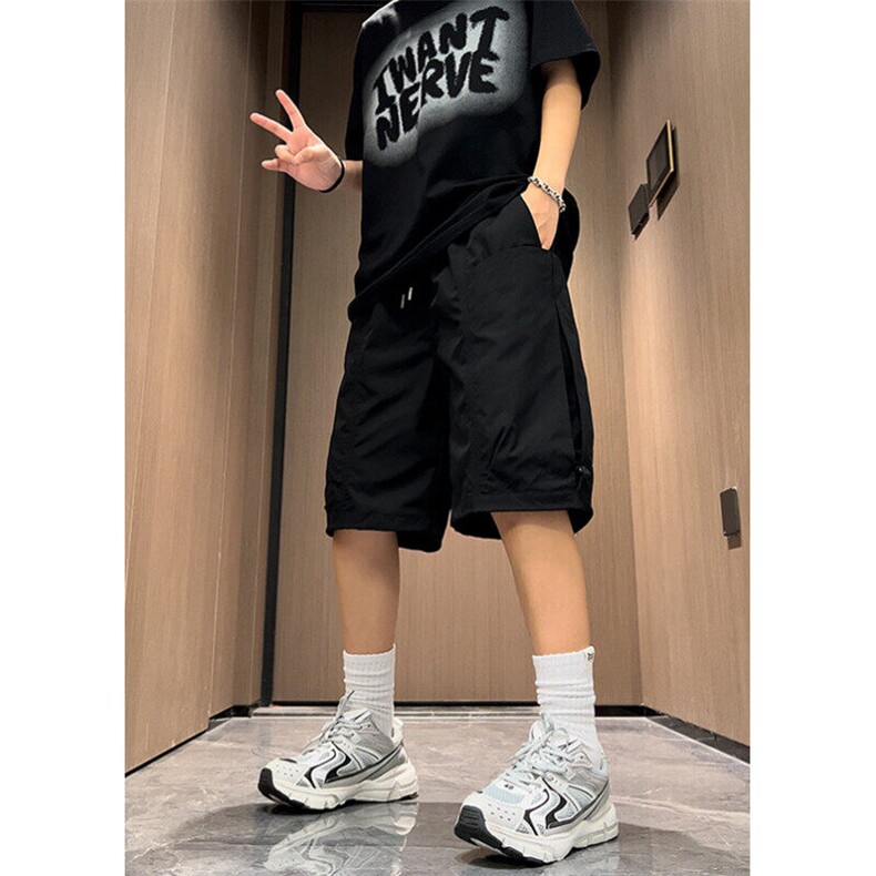 夏季工装短裤男潮款直筒宽松百搭五分裤速干水洗裤子男KD12,男装牛仔裤,星座1116A（原606A-3）