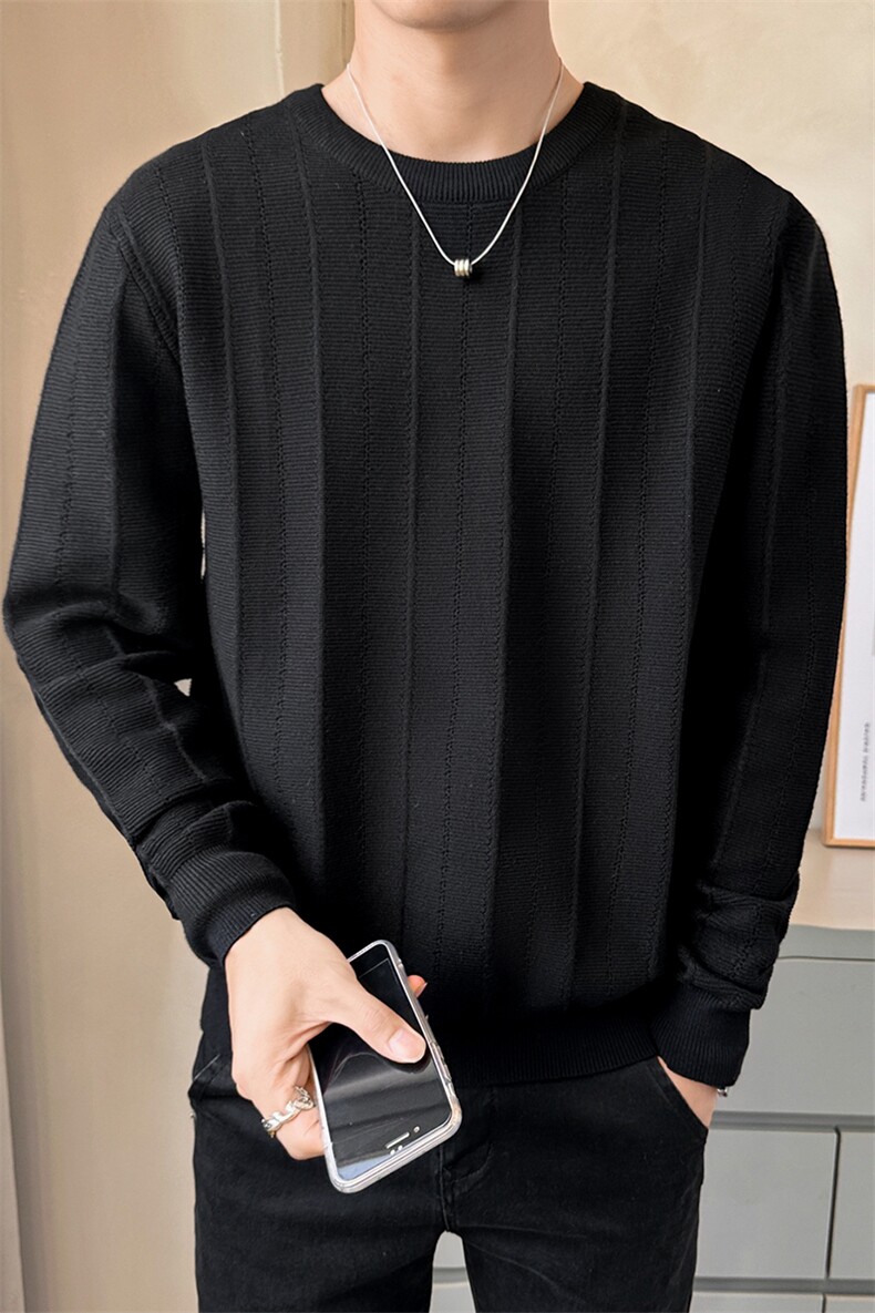 2025秋款毛衣男店主风时尚打底衫男上衣套头衫B317/M2519/P78,男装针织衫/毛衣,电商B317