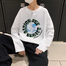 ！秋季打底衫男卫衣男潮流圆领纯棉长袖T恤男CX296-P25,男装T恤,电商B371