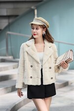 丹麦貂皮草，爆爆爆，女装皮草，蕊妮