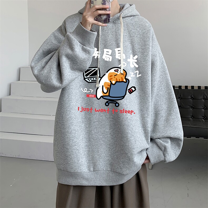 连帽卫衣男大码胖子帽衫大号运动服WY2447-P35,男装卫衣,电商A040