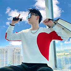 AW112/特P58控78秋季社会小伙拼接撞色百搭高级感小伙卫衣男，男装卫衣，星座305B-1