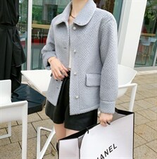 新面料珍珠领短款外套，其它，千格万姿