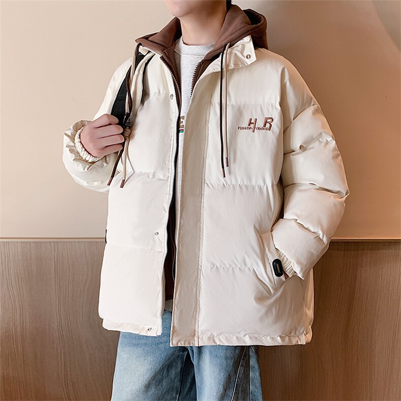 冬季宽松/假两件休闲外套潮加厚棉衣XZ102B-1M8008-P125,男装棉衣,星座102B-1