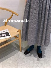 工艺盐缩廓形连衣裙，女装连衣裙，25Ann·Studio