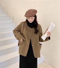 澳洋绒外套，其它，吉之红