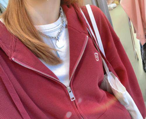 华夫格爆开衫，其它，m.o