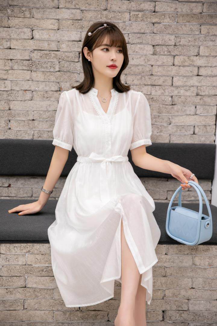 现货）两件套天丝裙，女装，伊娜蕾尔