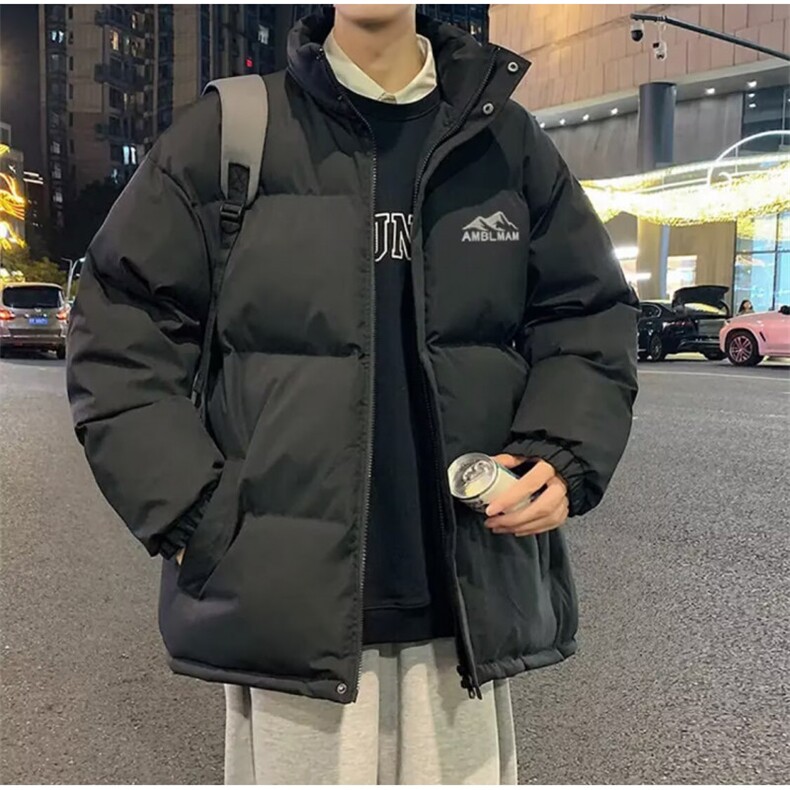 1506-1/MMY0101/P60棉衣男冬季加绒加厚棉袄外套青少年宽松立领,男装棉衣,星座1506-1