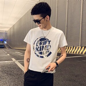 TX-T15男士短袖T恤2021新款春夏装网红社会小伙图片