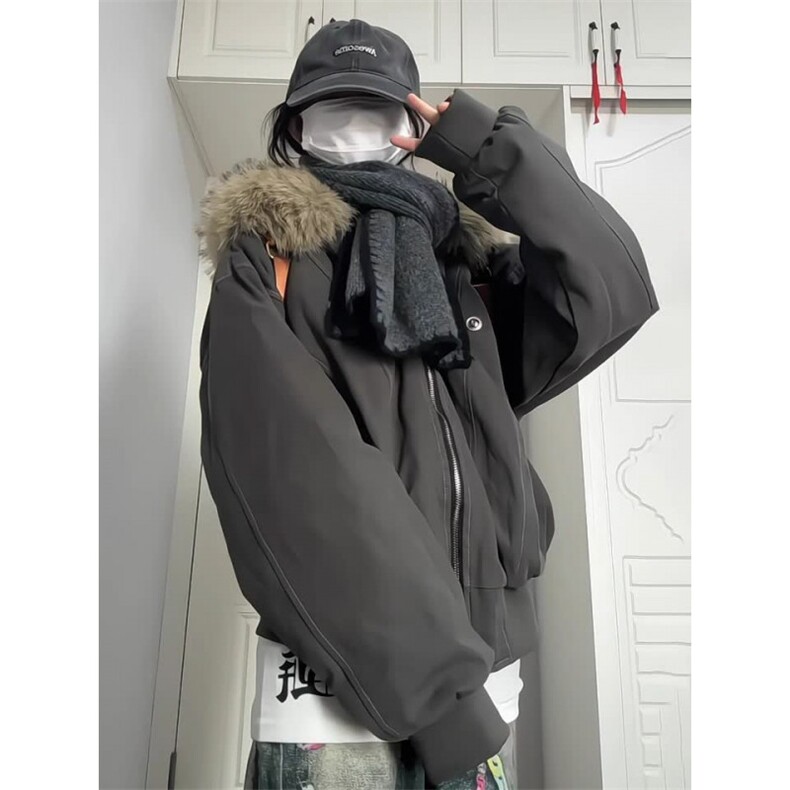 原版质量棉服男女超好看座山雕外套加绒加厚派克服棉衣冬季棉袄,男装棉衣,星座601-1