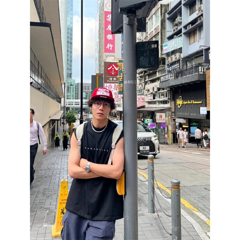 纯棉背心男夏季新健身跨栏篮球运动无袖男t恤坎肩1209-1-BX01-P20，男装背心/马甲，星座1209-1