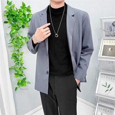 大码小西服外套男痞帅韩版潮流ins男生轻熟风商务休闲KY38-P58，男装西服，星座1109-3