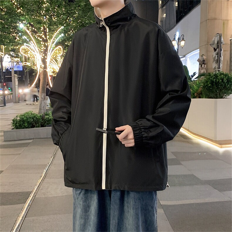 现货户外夹克男双面穿立领上衣外套支持二开JK836-P60,男装夹克,电商B306