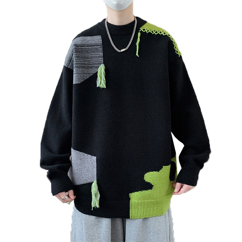 【新品】2025秋冬男士时尚休闲百搭针织毛衣潮流-M031-P50,男装针织衫/毛衣,星座1105-1