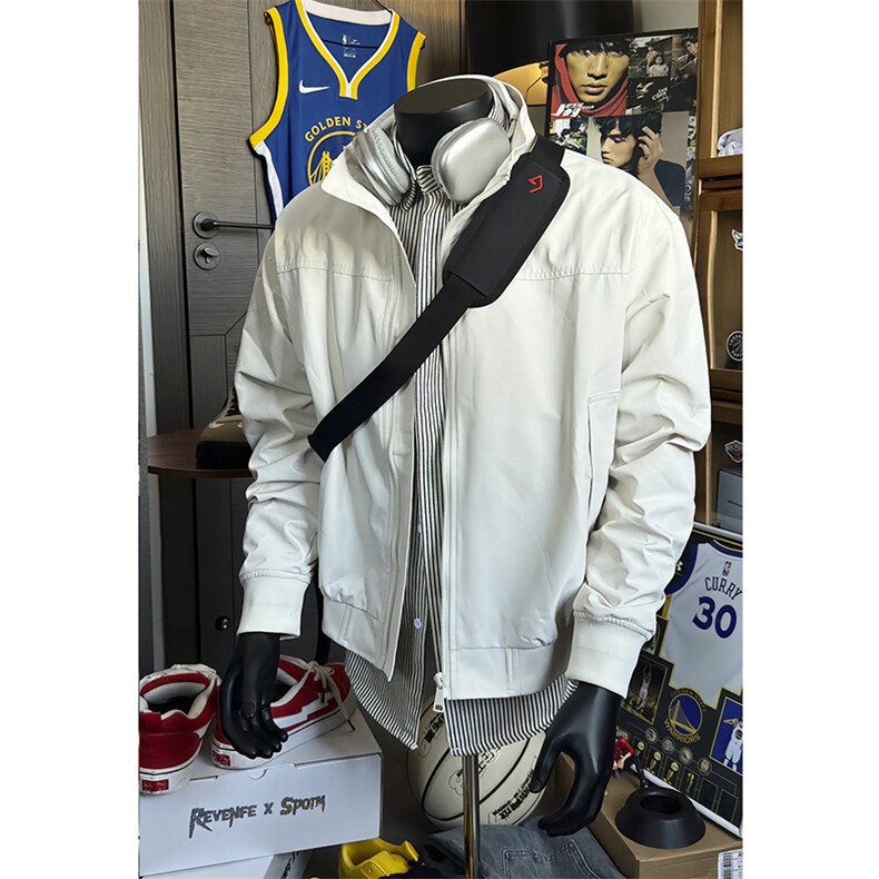 【网图慎用】美式夹克特律廓形立领外套棒球服5Q4040-TP3568图片