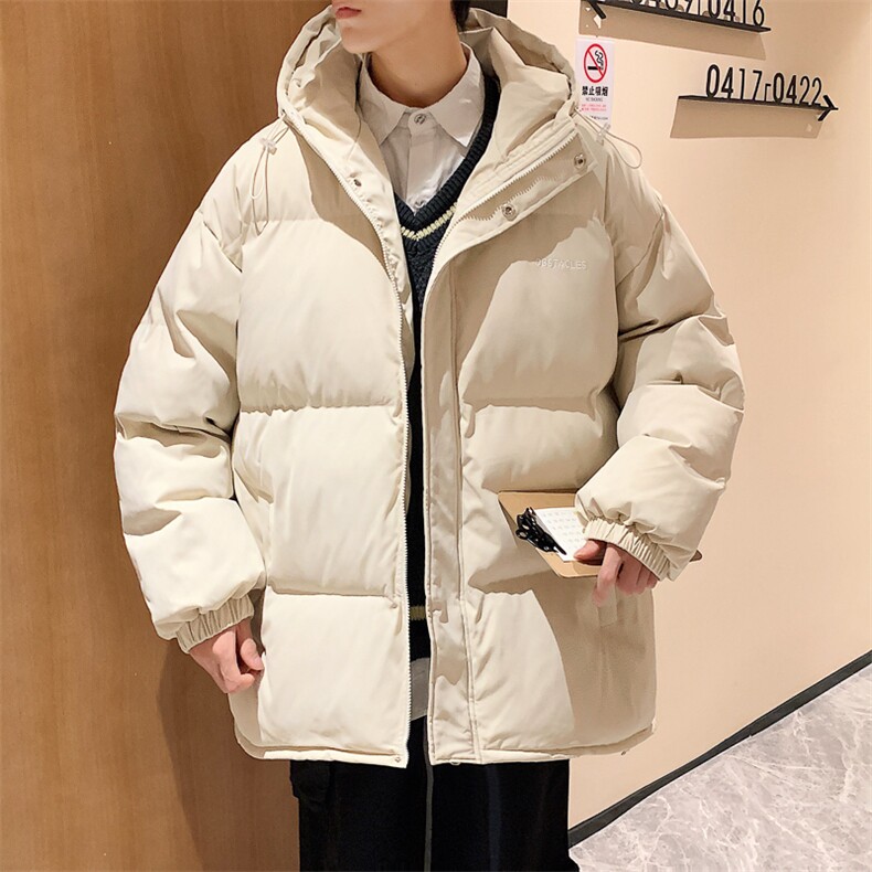 冬季新款羽绒韩版宽松加厚连帽保暖青少年棉衣外套WT09-P60,男装棉衣,电商A128