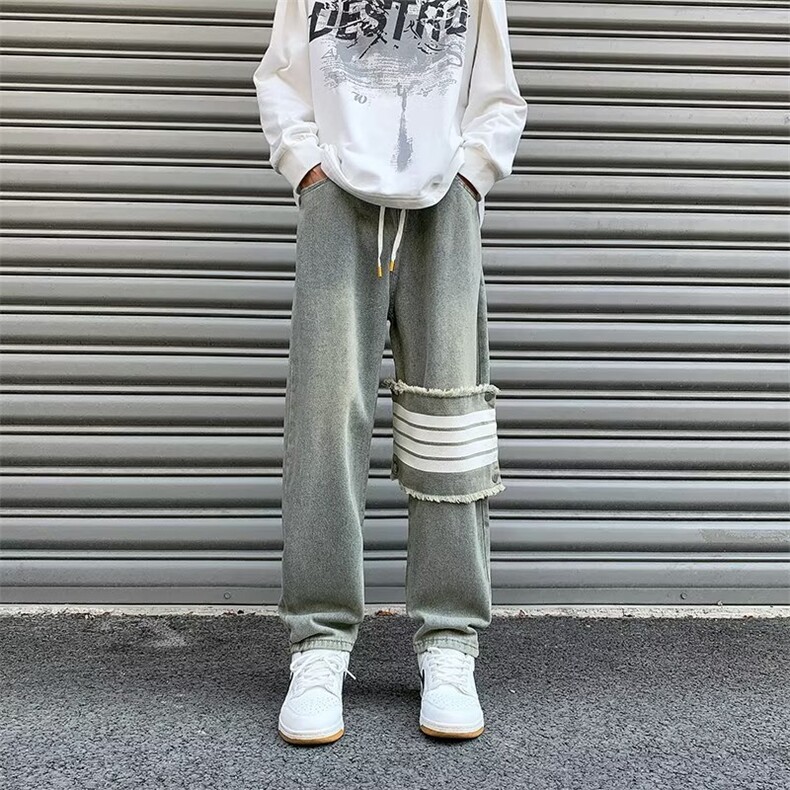 美式牛仔裤男款秋季长裤潮NJ76P38,男装牛仔裤,星座1116-2