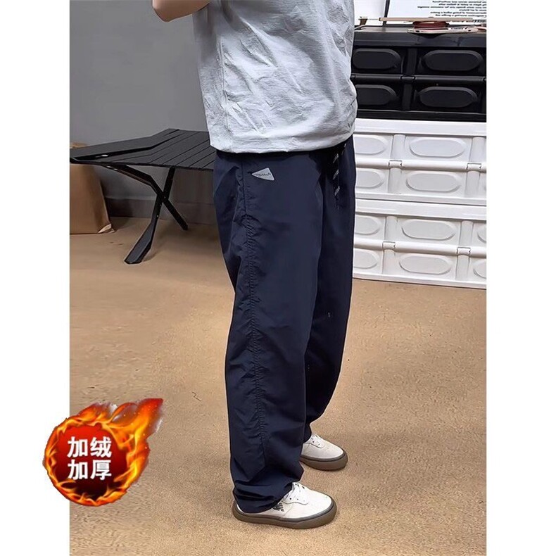 藏青色软壳三防冲锋裤男夏季防水速干伞兵工装裤子户外速干登山裤,男装休闲裤,星座506A