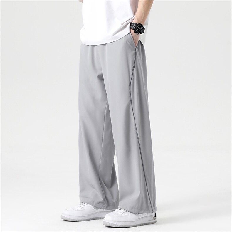 潮流前线日系潮牌夏季新款男士设计感宽松休闲裤CK2320-P40,男装休闲裤,星座717