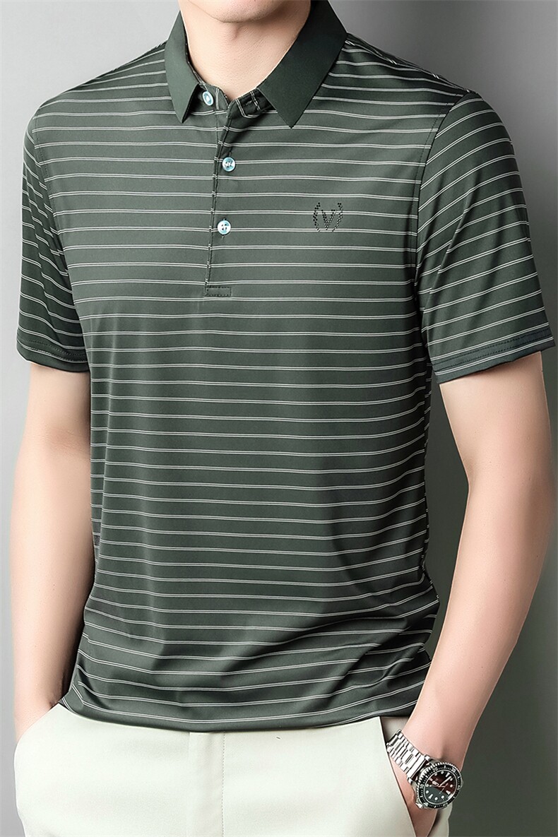 ZG1371男式2023年夏季新款T恤男短袖商务时尚休闲体恤男装P63,男装T恤,电商B360