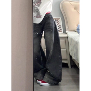 美式复古弯刀牛仔裤ZK0348-P55图片