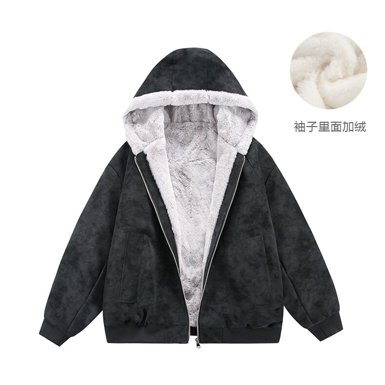 棉衣2025冬装新款加绒加厚皮棉衣M-3XL批95，男装棉衣，电商A018