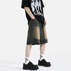 xz905-2-Z041#P45牛仔短裤，男装牛仔裤，星座905-2