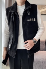 2024冬季加厚羊羔毛立领棉马甲背心外套男M501-p115控165，男装背心/马甲，电商D303
