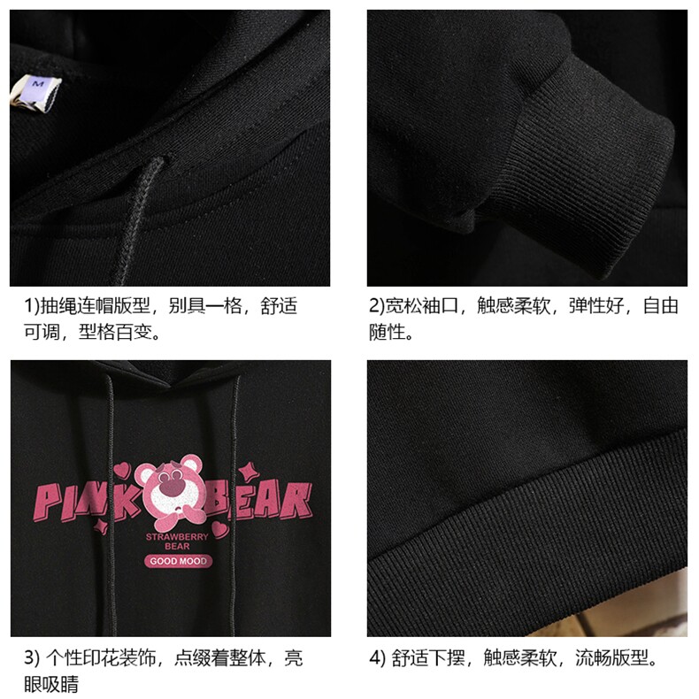 WY2329-P35加绒款-P40纯棉连帽卫衣男大码运动帽衫宽松薄砖墙,男装卫衣,电商A040A