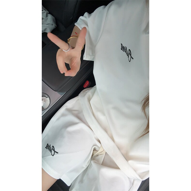 polo衫潮情侣短袖套装T3670上衣特P31控59-DK8631裤子特P26控49,男装Polo衫,电商A007