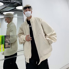 美式高街夹克男韩版潮流痞子帅气2024春季新款ins外套W5673-P65，男装夹克，星座412-3