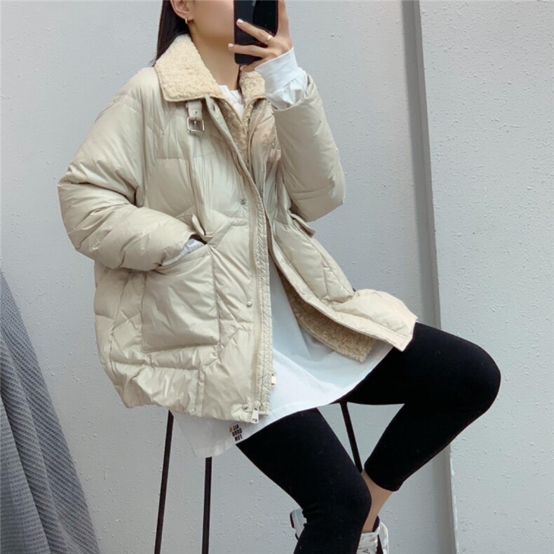 假两件羽绒服，女装羽绒服，视线·L