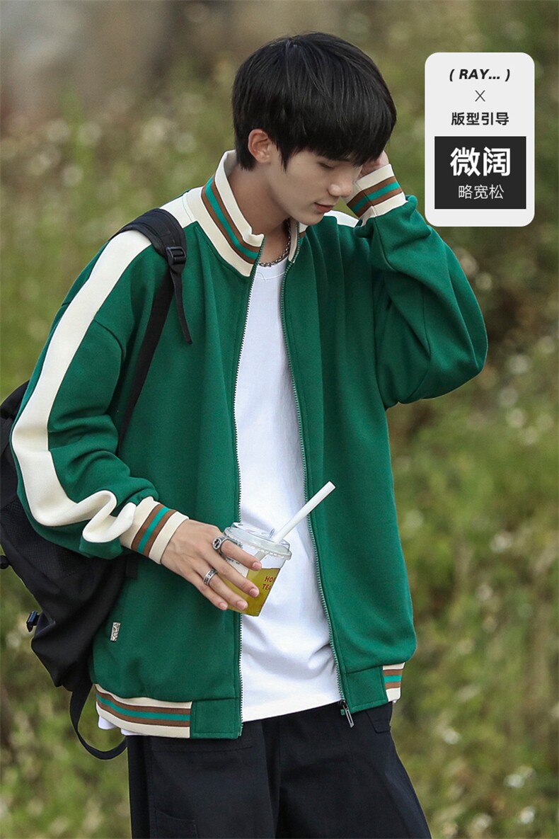 新款复古腰果花织唛cityboy风针织外套WT3406-P55控88,男装夹克,星座717