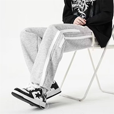 加绒加厚男款长裤青少年初高中生秋冬季大童运动卫裤G985/P46，男装休闲裤，星座506